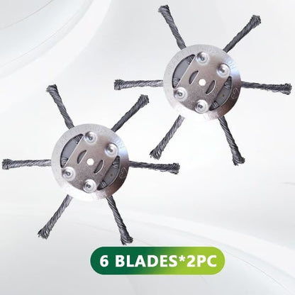 👨‍🌾6 inch Steel Wire Brush Cutter Trimmer Head🔥(BUY 2 GET 1 FREE )
